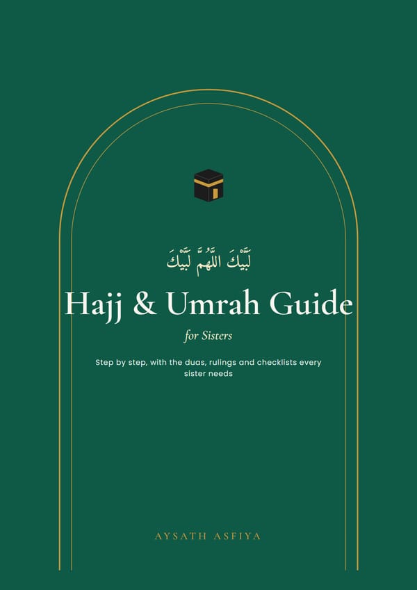 Hajj & Umrah Guide for Sisters ebook cover