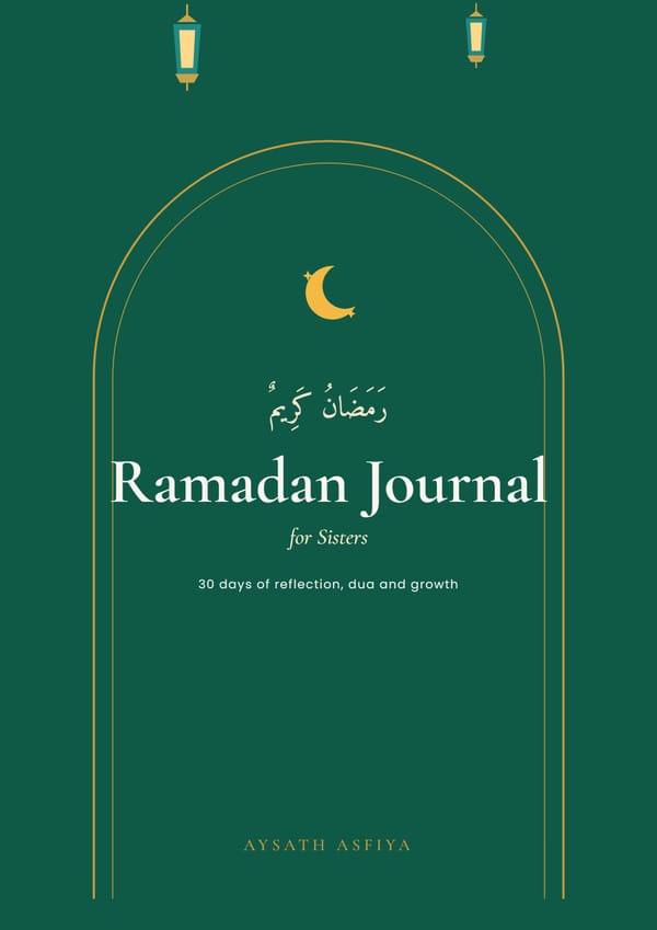Ramadan Journal for Sisters ebook cover
