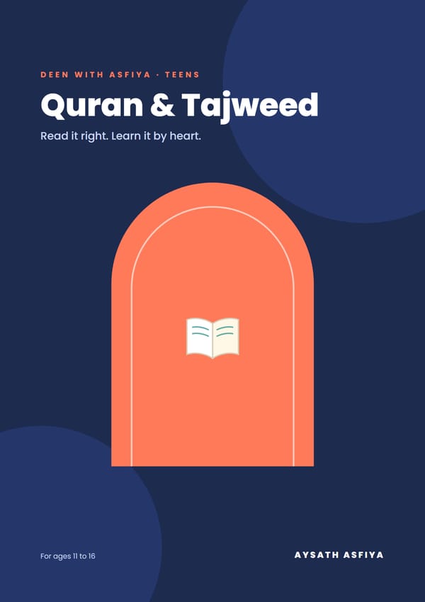 Teen Quran & Tajweed ebook cover